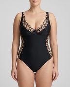 Isabella | Badedragt med leopardprint