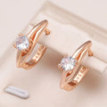 Golden Crystal Earrings