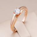 Elegant zirconia ring