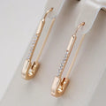 Elegant Clip-On Earrings in Gold