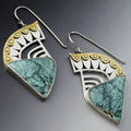 Roman Helmet Earrings