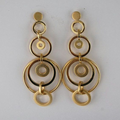 Vintage Golden Hoop Earrings