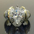 Vintage Gold Zirconia Ring