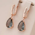 Vintage Drop Gold Earrings