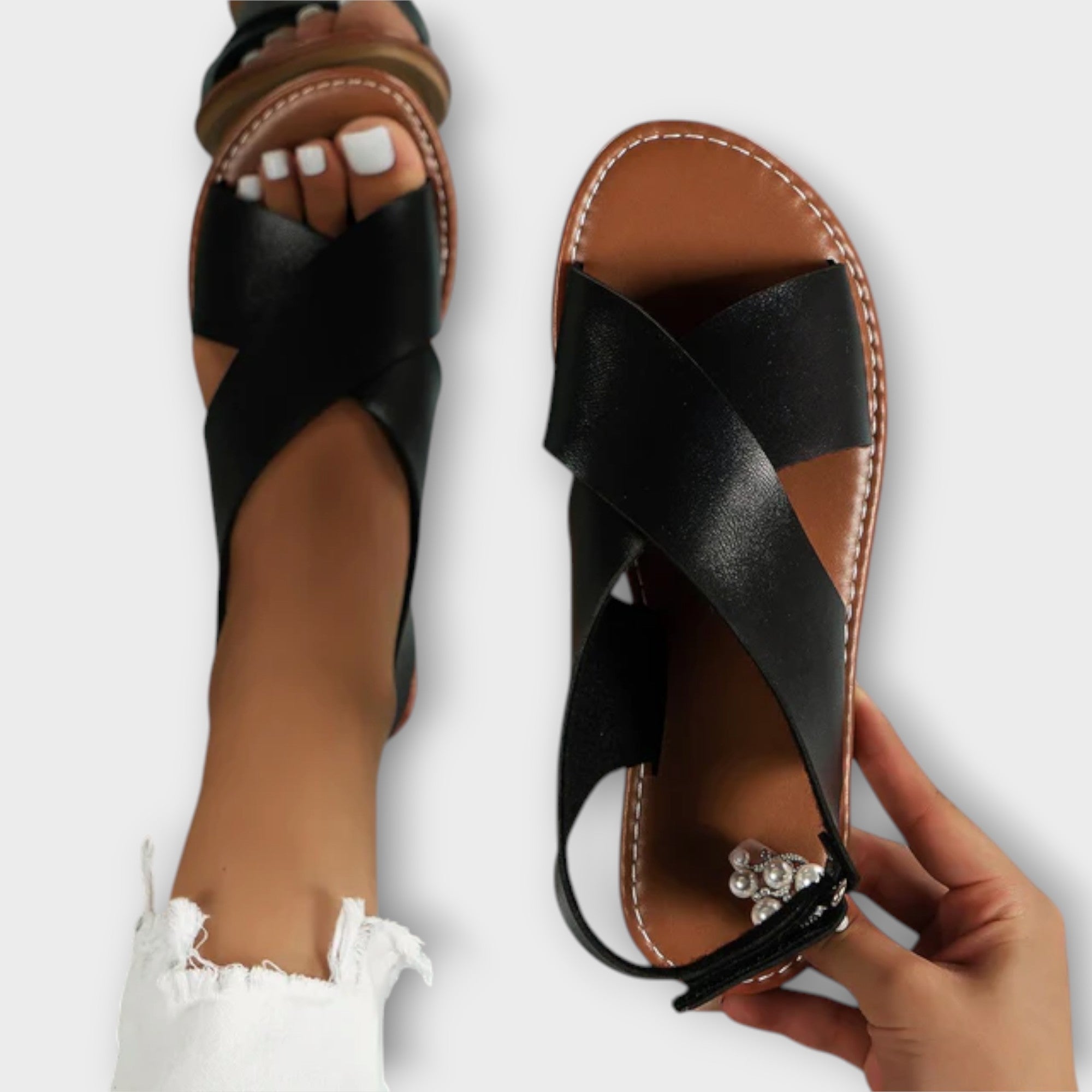 Savana - Dame sandal med spænde