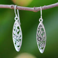 Hollow dangling vintage earrings