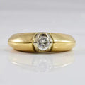 Vintage Zirconia Gold Ring