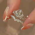 Heller Crown Silver Ring Set