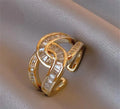 Knotted elegant ring