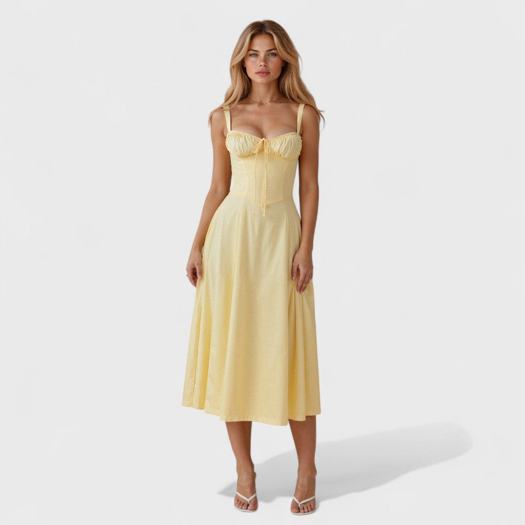 Kiana - Snøret midi kjole