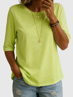 Orsolya - Sommer bomulds t-shirt