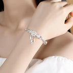 925 Silver adjustable dreamcatcher bracelet