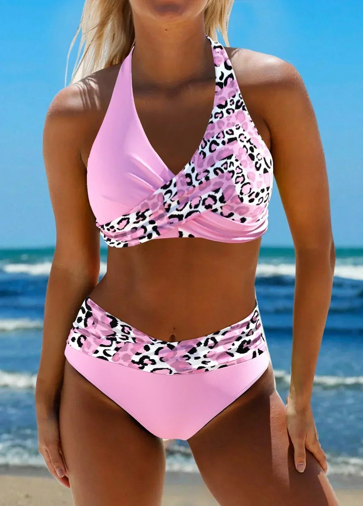 Sol | Bikini med krydsede stropper