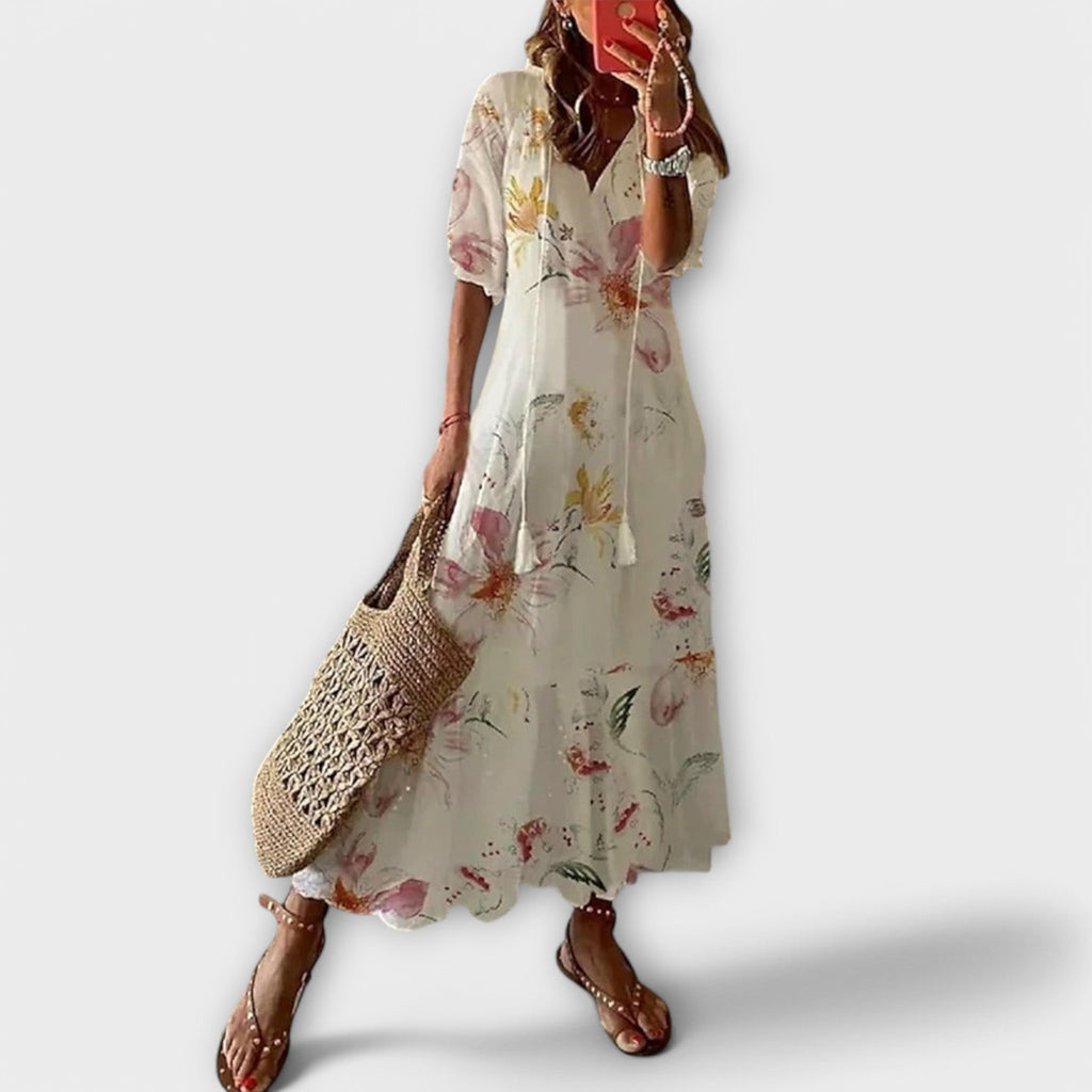 Betina - Boho maxi kjole