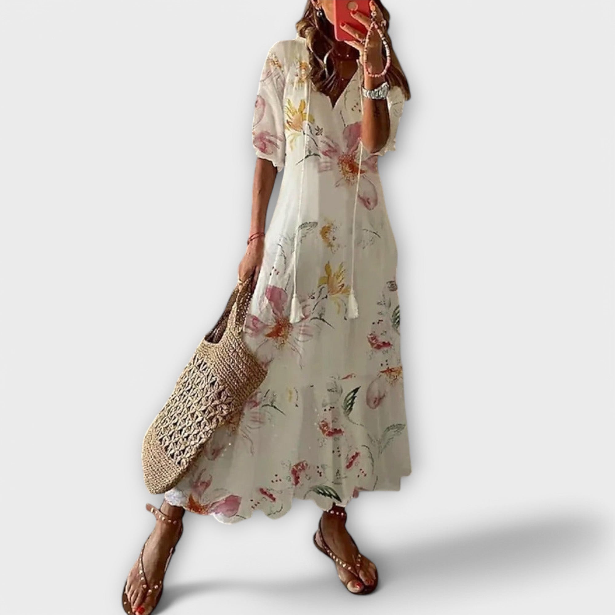 Betina - Boho maxi kjole