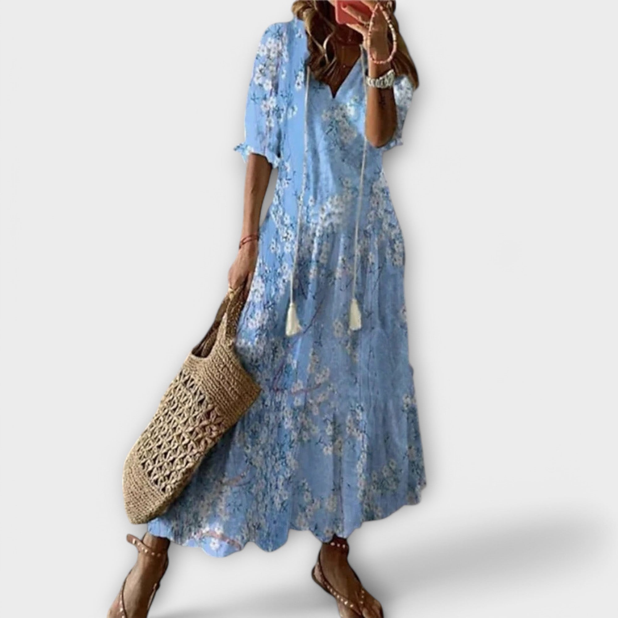 Betina - Boho maxi kjole