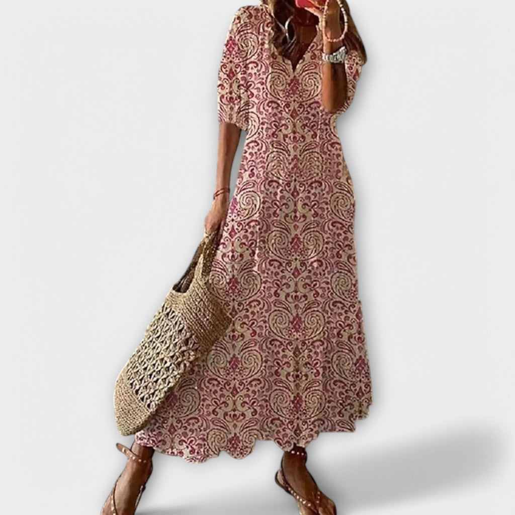Betina - Boho maxi kjole