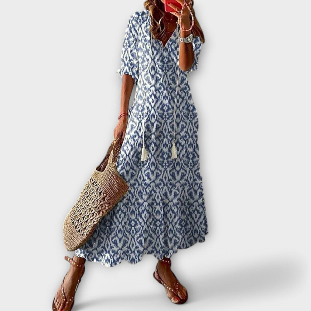 Betina - Boho maxi kjole