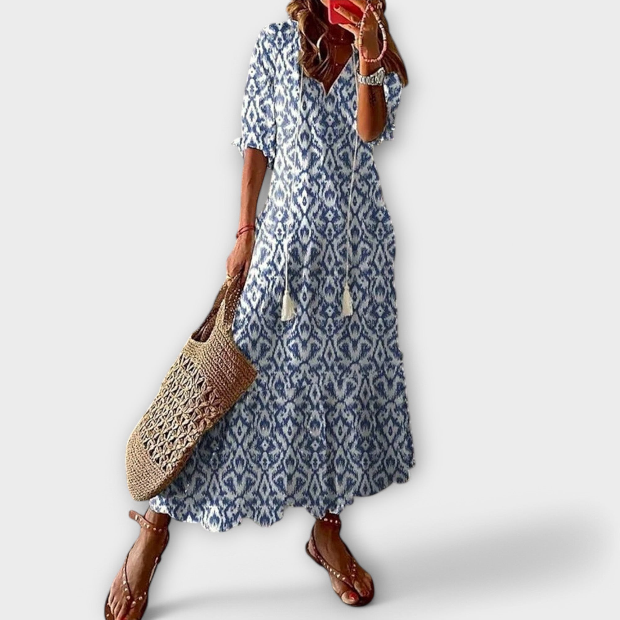 Betina - Boho maxi kjole
