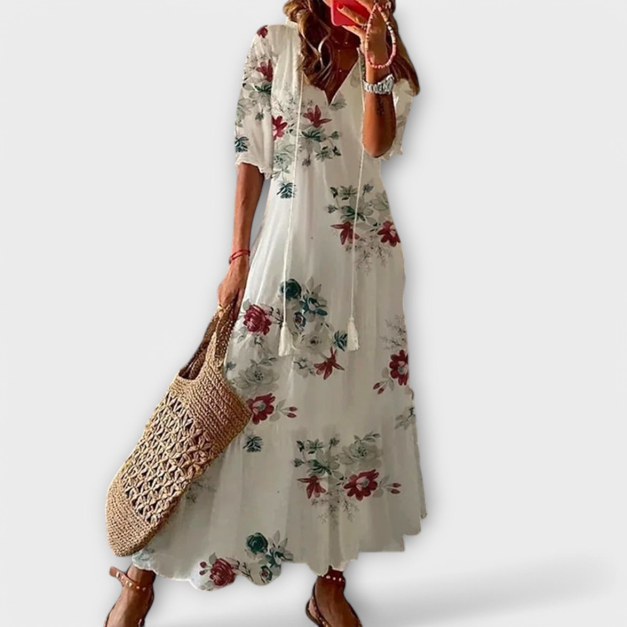 Betina - Boho maxi kjole
